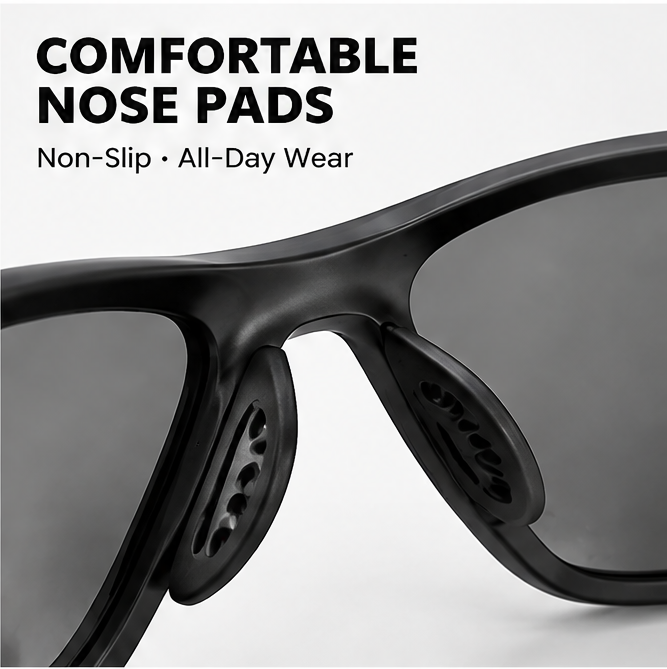 🏃 𝑨𝑼𝑳𝑹𝑨𝒀𝑰𝑵® Polarized Sports Sunglasses – Ergonomic & Detachable Neck Cord