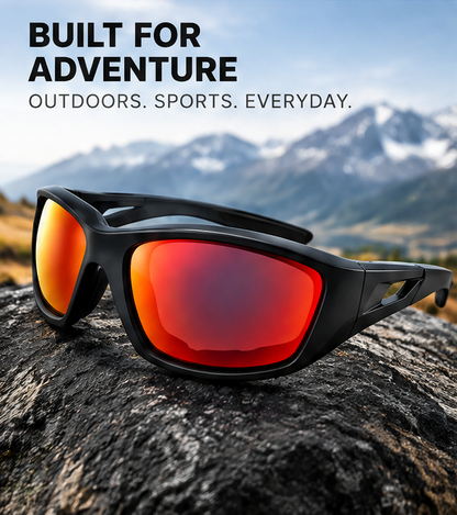 😎  𝑨𝑼𝑳𝑹𝑨𝒀𝑰𝑵® Active Polarized Sports Sunglasses – Lightweight 28g Frame & UV400 Protection