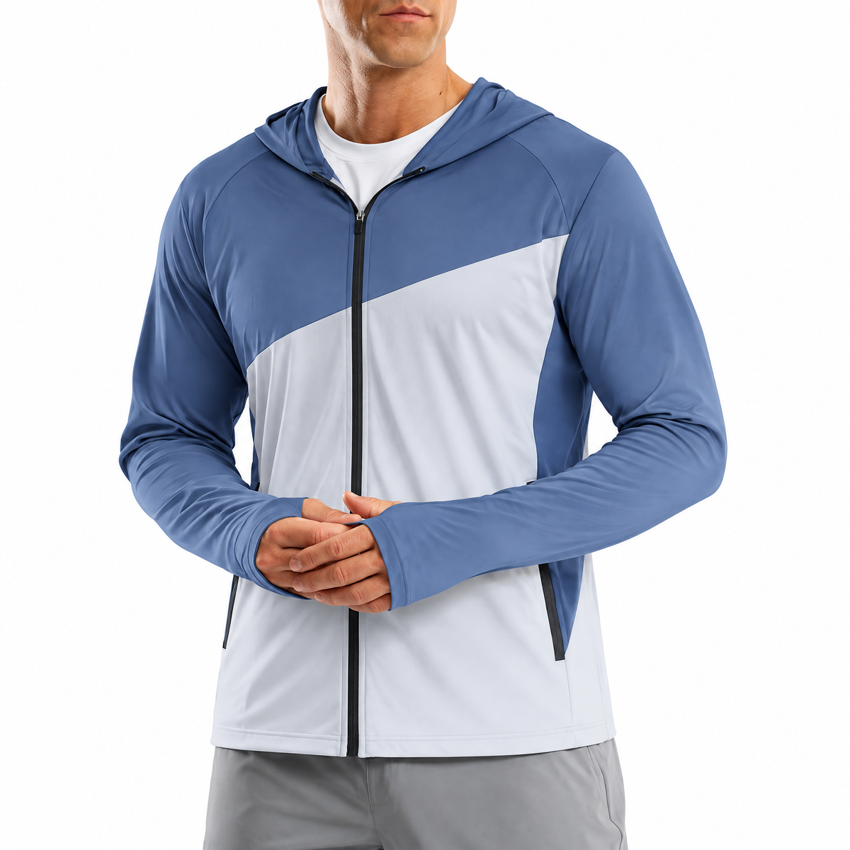 🏃 𝑨𝑼𝑳𝑹𝑨𝒀𝑰𝑵® Men’s Lightweight Performance Jacket – Sun & Wind Protection