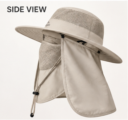 🏕️ 𝑨𝑼𝑳𝑹𝑨𝒀𝑰𝑵® Outdoor Adventure Sun Hat – UPF 50+ Quick-Dry & Breathable Safari Cap