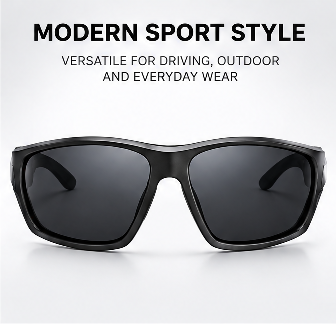 👓 𝑨𝑼𝑳𝑹𝑨𝒀𝑰𝑵® Apex Sport Polarized Sunglasses – Lightweight & Non-Slip