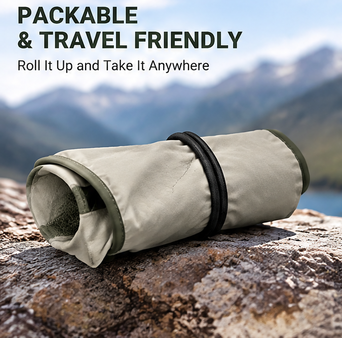 🏕️ 𝑨𝑼𝑳𝑹𝑨𝒀𝑰𝑵® 360° Outdoor Sun Hat – UPF 50+ Detachable Neck Guard, Lightweight & Roll-Up