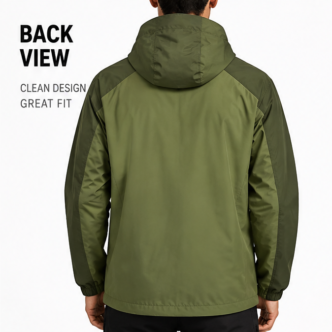 🌦️ 𝑨𝑼𝑳𝑹𝑨𝒀𝑰𝑵® Packable Waterproof Rain Jacket – Lightweight & Windproof Hooded Shell
