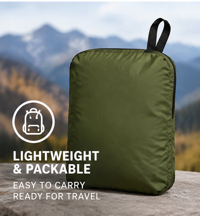 🌦️ 𝑨𝑼𝑳𝑹𝑨𝒀𝑰𝑵® Packable Waterproof Rain Jacket – Lightweight & Windproof Hooded Shell