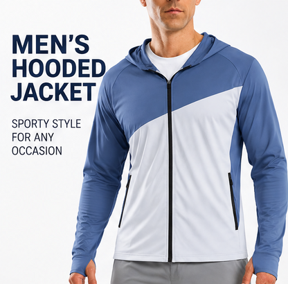 🏃 𝑨𝑼𝑳𝑹𝑨𝒀𝑰𝑵® Men’s Lightweight Performance Jacket – Sun & Wind Protection