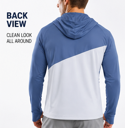 🏃 𝑨𝑼𝑳𝑹𝑨𝒀𝑰𝑵® Men’s Lightweight Performance Jacket – Sun & Wind Protection