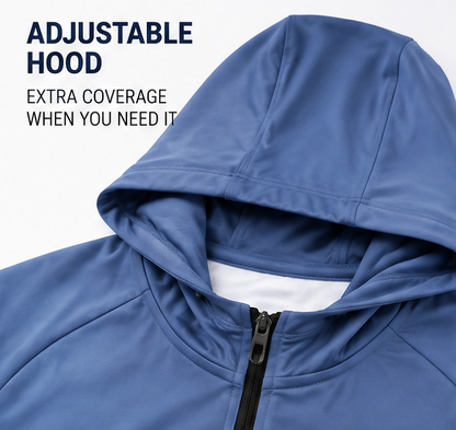 🏃 𝑨𝑼𝑳𝑹𝑨𝒀𝑰𝑵® Men’s Lightweight Performance Jacket – Sun & Wind Protection
